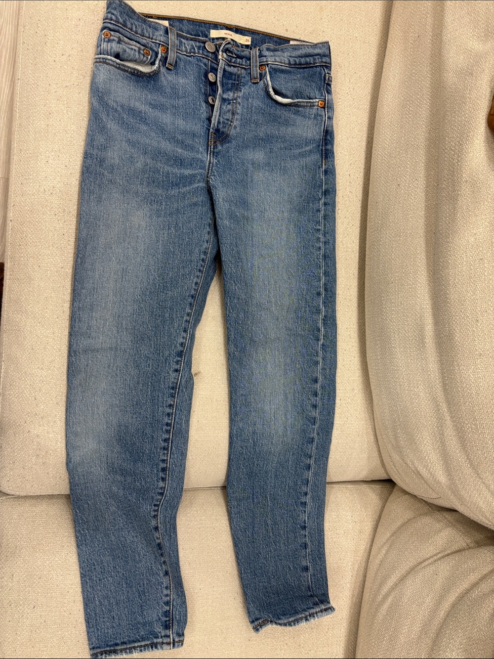 Levi's Women's Skinny Jeans in Light Blue Denim